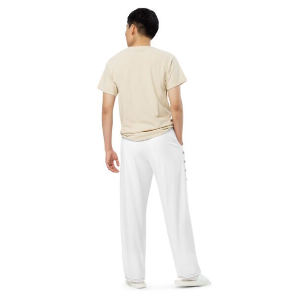 Half Pattern print unisex wide-leg pants - Image 5