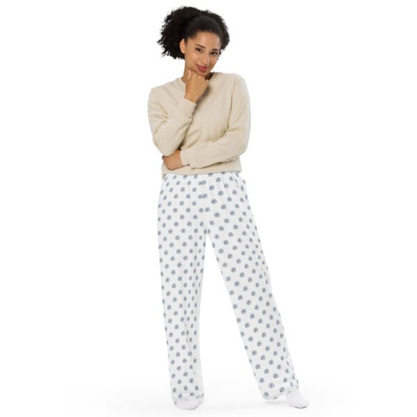 Half Pattern print unisex wide-leg pants - Image 4