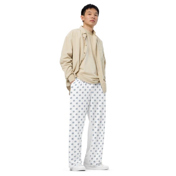 Half Pattern print unisex wide-leg pants - Image 3